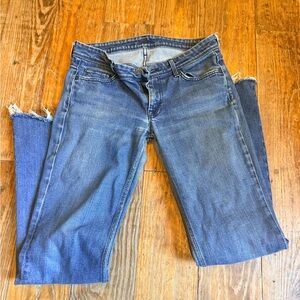 7 For All Mankind Medium Blue Boot Cut Jeans